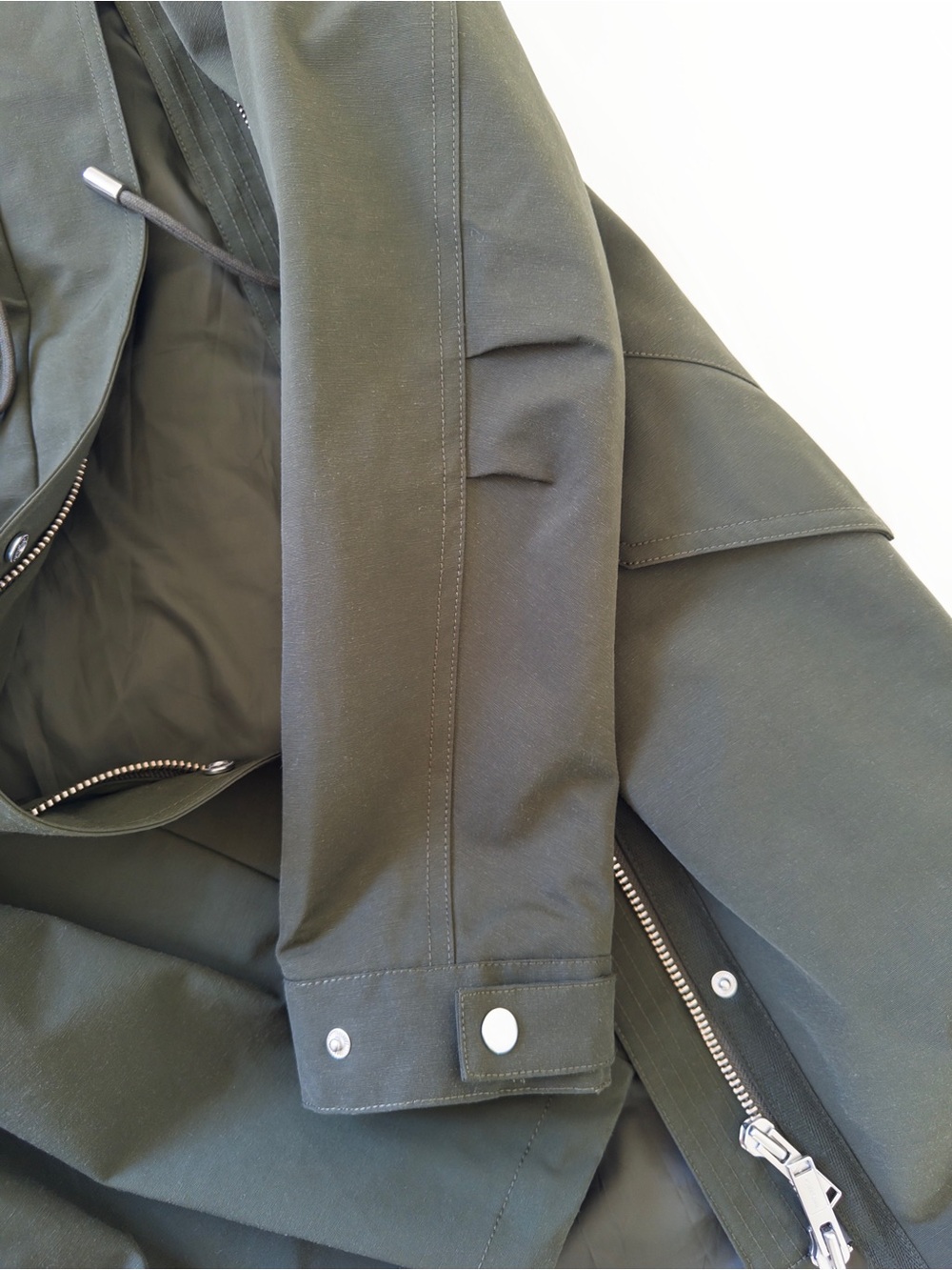 Frank & Oak Olive Green Interior Pocket Jacket - Picture 7 of 12